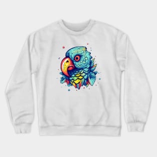 Parrot colormix Crewneck Sweatshirt